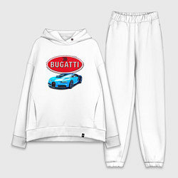 Женский костюм оверсайз Bugatti - motorsport, цвет: белый