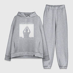 Женский костюм оверсайз Depeche Mode world violation, цвет: меланж