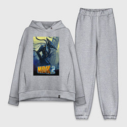 Женский костюм оверсайз MDK - Kurt, цвет: меланж