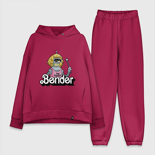 Женский костюм оверсайз Gender Bender / Маджента – фото 1