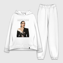 Женский костюм оверсайз Билли Айлиш в черном костюме, цвет: белый