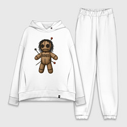 Женский костюм оверсайз Bones кукла Вуду, цвет: белый