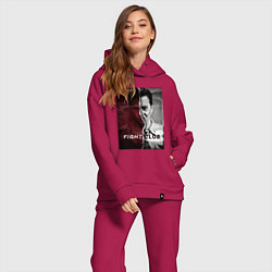 Женский костюм оверсайз Тайлер и Джек, цвет: маджента — фото 2