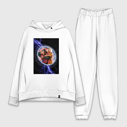 Женский костюм оверсайз Марти и Док, цвет: белый