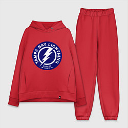 Женский костюм оверсайз HC Tampa Bay Lightning, цвет: красный