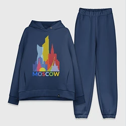 Женский костюм оверсайз Moscow Colors