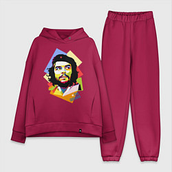 Женский костюм оверсайз Che Guevara Art, цвет: маджента
