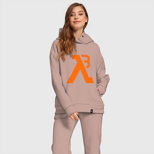 Женский костюм оверсайз Half-Life 3: Orange / Пыльно-розовый – фото 2