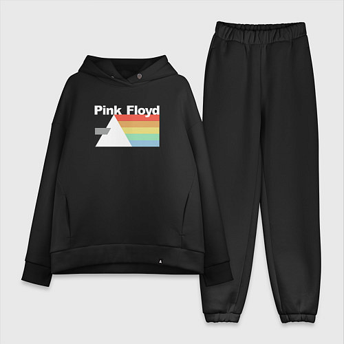 Женский костюм оверсайз Pink Floyd / Черный – фото 1