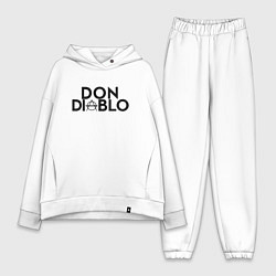 Женский костюм оверсайз Don Diablo, цвет: белый