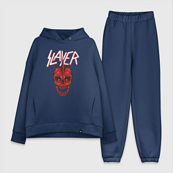 Женский костюм оверсайз Slayer Punk, цвет: тёмно-синий