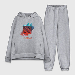 Женский костюм оверсайз Dota 2 Shadows, цвет: меланж