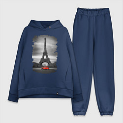 Женский костюм оверсайз Эйфелева башня