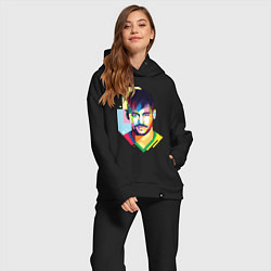 Женский костюм оверсайз Neymar: fun-art, цвет: черный — фото 2