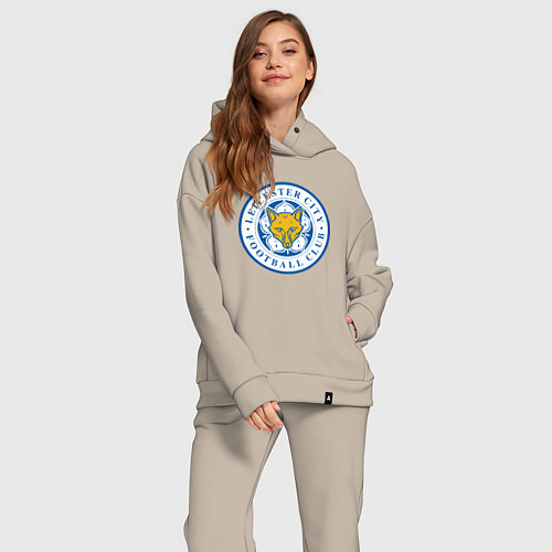 Женский костюм оверсайз Leicester City FC / Миндальный – фото 2