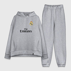 Женский костюм оверсайз Real Madrid: Fly Emirates