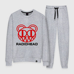 Костюм хлопковый женский Radiohead, цвет: меланж