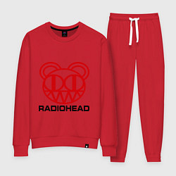 Костюм хлопковый женский Radiohead, цвет: красный