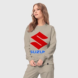 Костюм хлопковый женский Suzuki, цвет: миндальный — фото 2