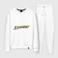 Костюм хлопковый женский Anaheim Ducks: Selanne, цвет: белый