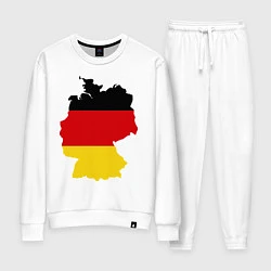 Костюм хлопковый женский Германия (Germany), цвет: белый