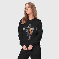 Костюм хлопковый женский Battlefield 3, цвет: черный — фото 2
