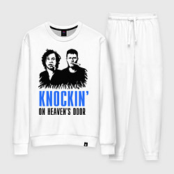 Костюм хлопковый женский Knockin on heaven's door, цвет: белый