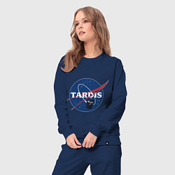Костюм хлопковый женский Tardis NASA, цвет: тёмно-синий — фото 2