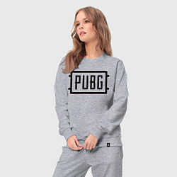Костюм хлопковый женский PUBG, цвет: меланж — фото 2