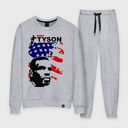 Костюм хлопковый женский Mike Tyson: USA Boxing, цвет: меланж