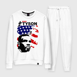 Костюм хлопковый женский Mike Tyson: USA Boxing, цвет: белый