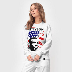 Костюм хлопковый женский Mike Tyson: USA Boxing, цвет: белый — фото 2