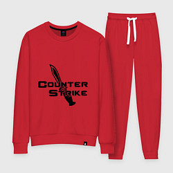 Костюм хлопковый женский Counter Strike: Knife, цвет: красный