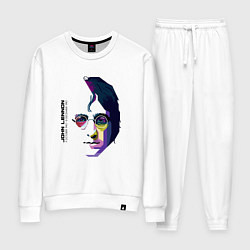 Костюм хлопковый женский John Lennon: Techno, цвет: белый