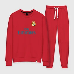Костюм хлопковый женский Real Madrid: Ronaldo 07, цвет: красный