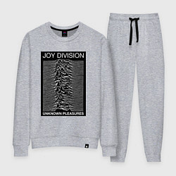 Костюм хлопковый женский Joy Division: Unknown Pleasures, цвет: меланж