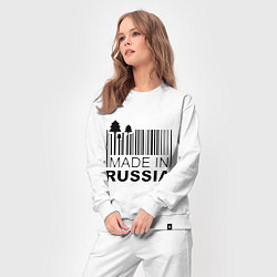 Костюм хлопковый женский Made in Russia штрихкод, цвет: белый — фото 2