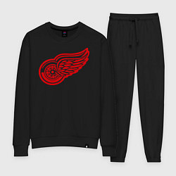 Костюм хлопковый женский Detroit Red Wings: Pavel Datsyuk, цвет: черный