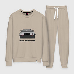 Костюм хлопковый женский DeLorean, цвет: миндальный