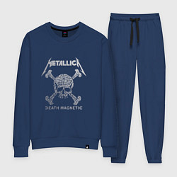 Костюм хлопковый женский Metallica: Death magnetic, цвет: тёмно-синий