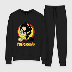 Костюм хлопковый женский The Offspring Boy, цвет: черный