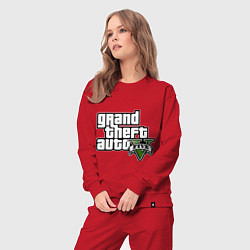 Костюм хлопковый женский GTA Five, цвет: красный — фото 2