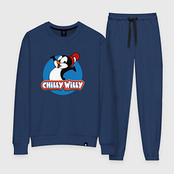 Костюм хлопковый женский Chilly Willy, цвет: тёмно-синий