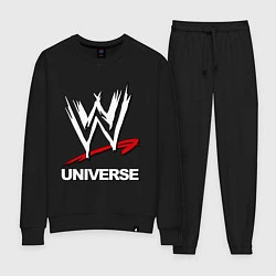 Костюм хлопковый женский WWE universe, цвет: черный