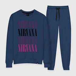 Костюм хлопковый женский Get Nirvana, цвет: тёмно-синий