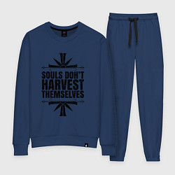 Костюм хлопковый женский Harvest Themselves, цвет: тёмно-синий