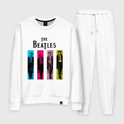 Костюм хлопковый женский Walking Beatles, цвет: белый