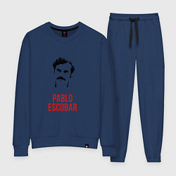 Костюм хлопковый женский Pablo Escobar, цвет: тёмно-синий