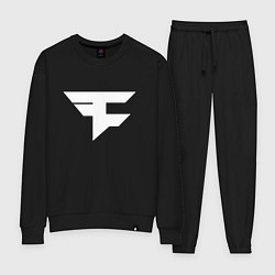 Костюм хлопковый женский FAZE Symbol, цвет: черный