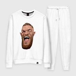 Костюм хлопковый женский McGregor: Smile Face, цвет: белый